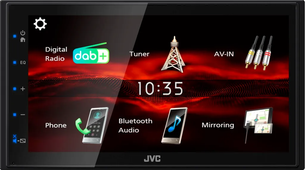 Autoradio Multimédia JVC KW-M180DBT Bluetooth avec Mirroring Android