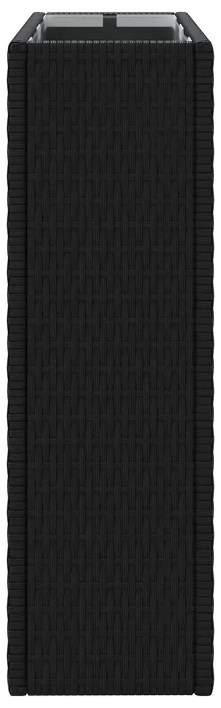 Jardinière haute polyrotin 55x22x70 cm pour protéger vos fleurs - 5