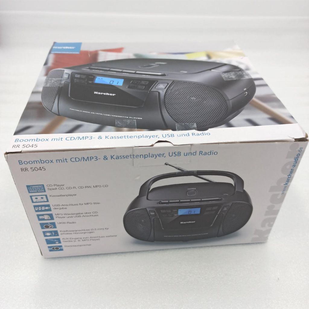 Przenośne radio CD Karcher RR 5045 (odtwarzacz CD, Zdjęcie produktu 