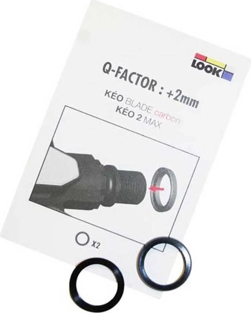 Look Q cale de pédale argent argent One Size Image du produit 