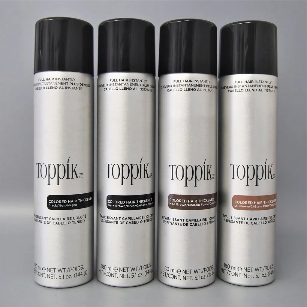 Toppik Hair Thickener Black 144g - Effetto Foltezza Istantanea