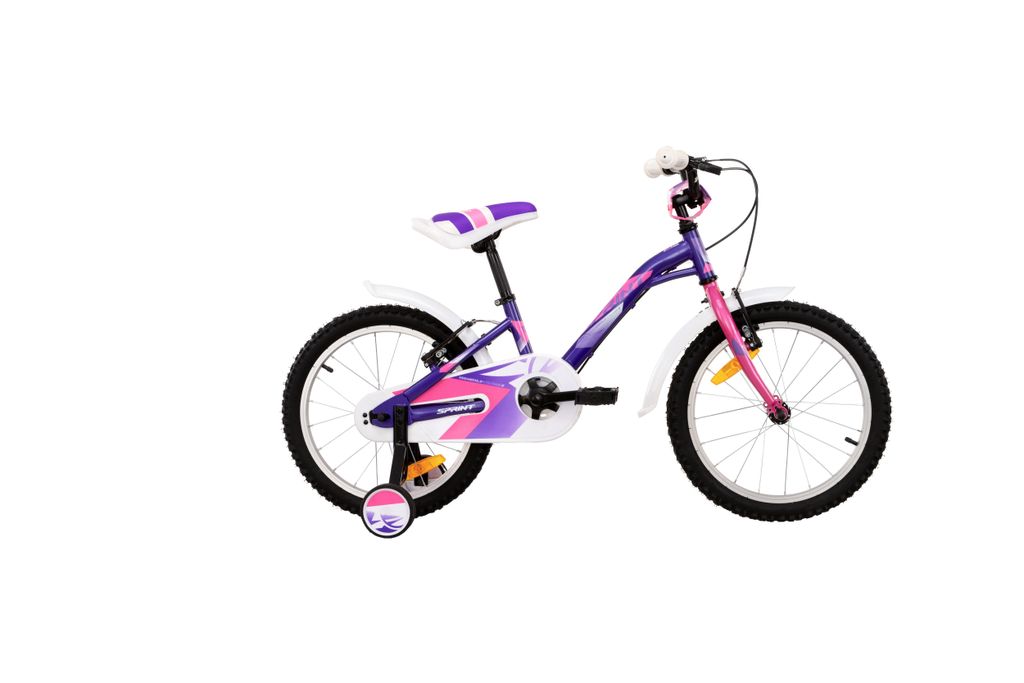 Kinderfahrrad SPRINT ALICE 18", 1 SP, Lila und Rosa, Produktbild 