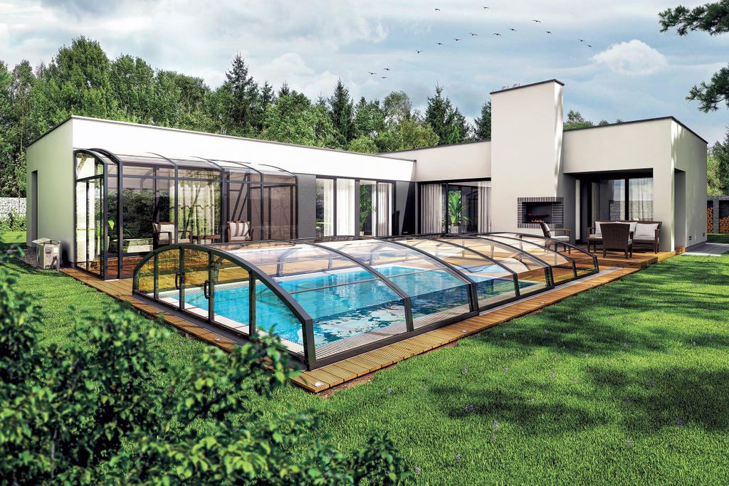 Poolüberdach Casablanca Infinity A für Pool bis 3 x 6 m