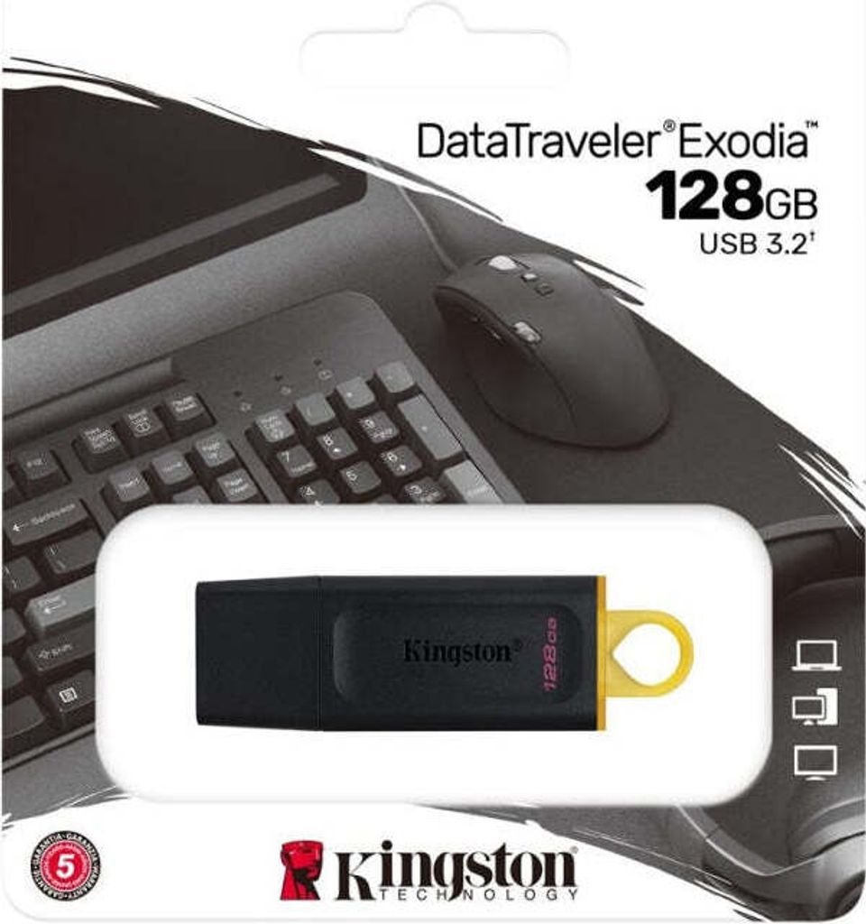 Kingston 128GB USB 3.2 Gen 1 DataTraveler Exodia DTX/128GB Produktbild 11