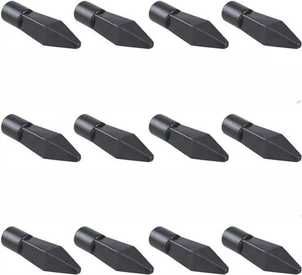 Accessoires de tir à l'arc : lot de 12 embouts souples d'entraînement
