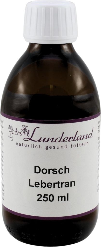 Lunderland - Olio di fegato di merluzzo BARF per cani 250ml Immagine del prodotto 