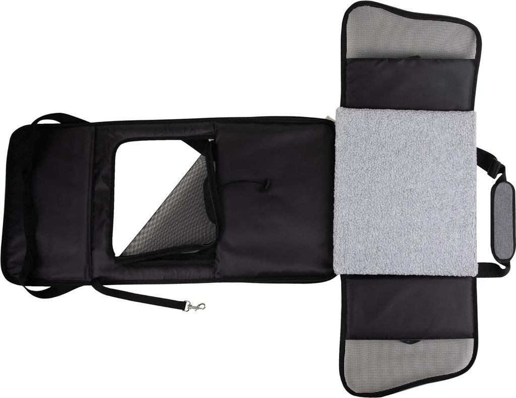 Katzen Reismand Faltbare Tragbare Transportbox bis 9 kg - Wasserdichte Hunde- und Katzentragetasche - Auto Zug Unterwegs Reisetasche - 41,5 x 32 x 30