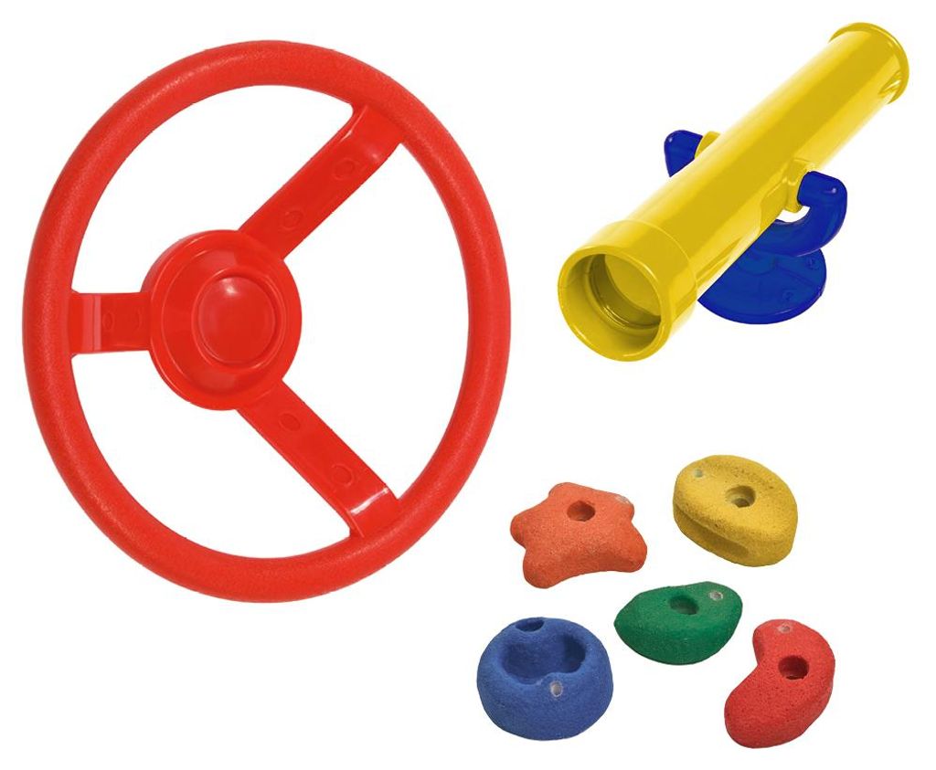 Set di accessori per torre da gioco Wickey con volante Immagine del prodotto 