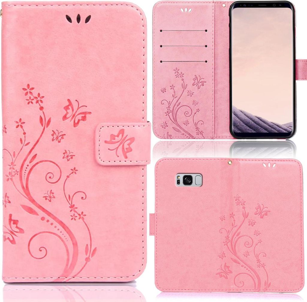 Handy Tasche für Samsung Galaxy S8 Schutz Hülle Handyhülle Produktbild 