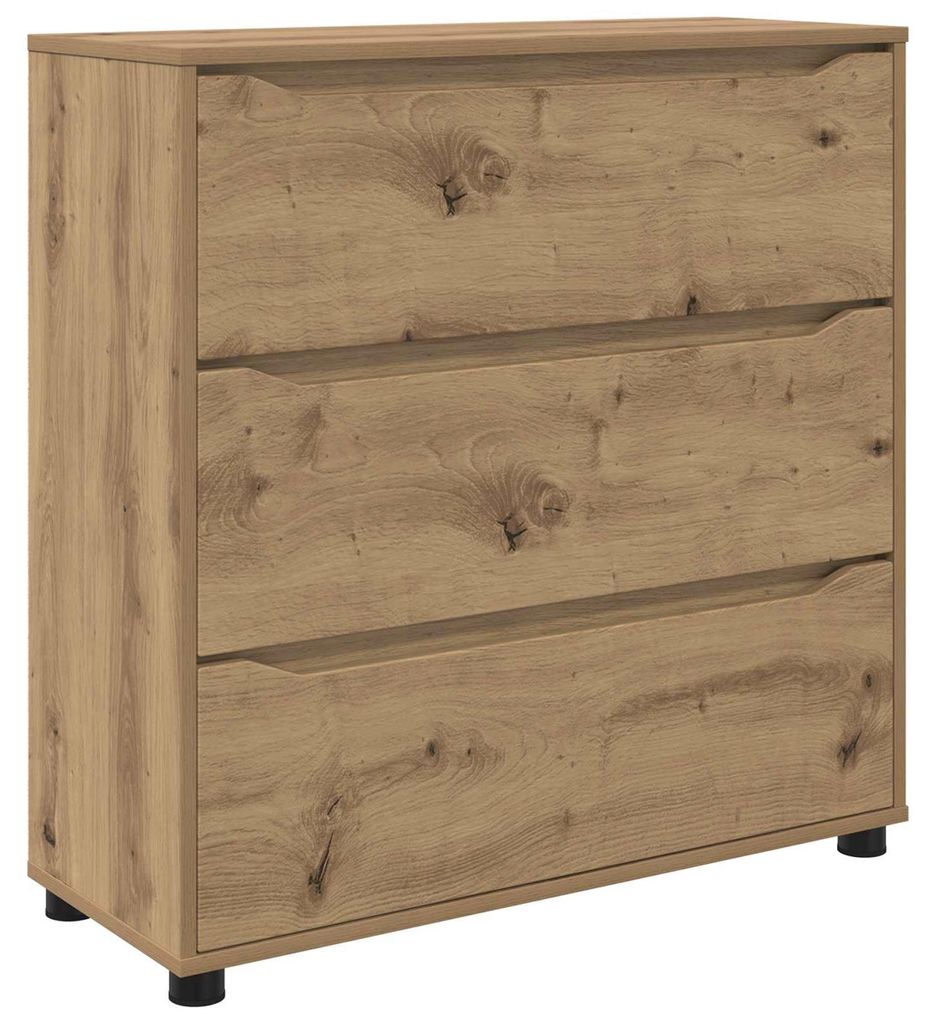vidaXL Szafka do przechowywania Artisan dąb 80 x 31 x 81 cm Zdjęcie produktu 