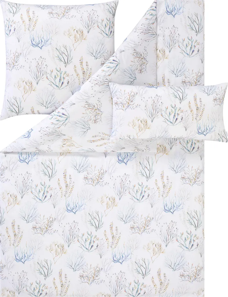 Linge de lit Alegra ESTELLA en satin de maco pur coton peigné haut de gamme