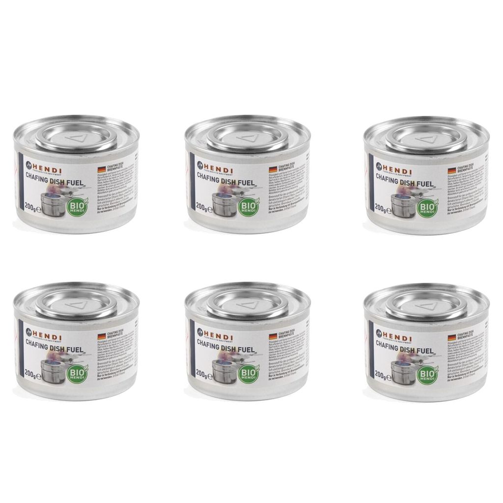 Pasta di etanoloper riscaldatori in scatola set di 6x200g - Immagine del prodotto 