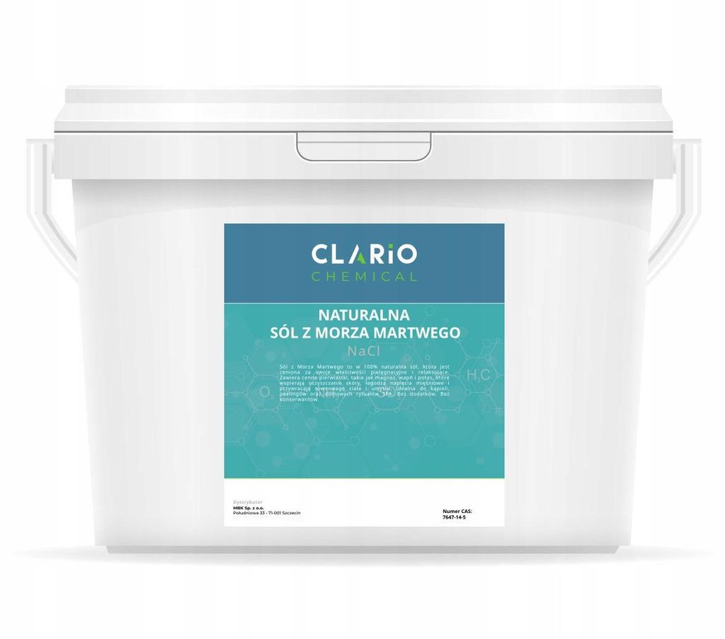 Přírodní sůl z Mrtvého moře do koupele Clario Chemical, Obrázek produktu 