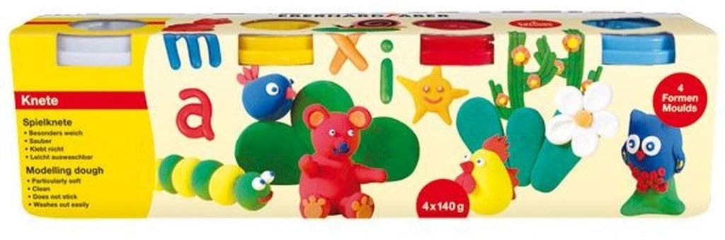Eberhard Faber 572506 Spielknete Basic 4er Set, im Produktbild 
