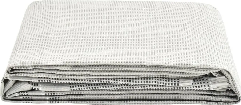Tapis de sol de camping 4x3m Gris - Revêtement extérieur pour tente