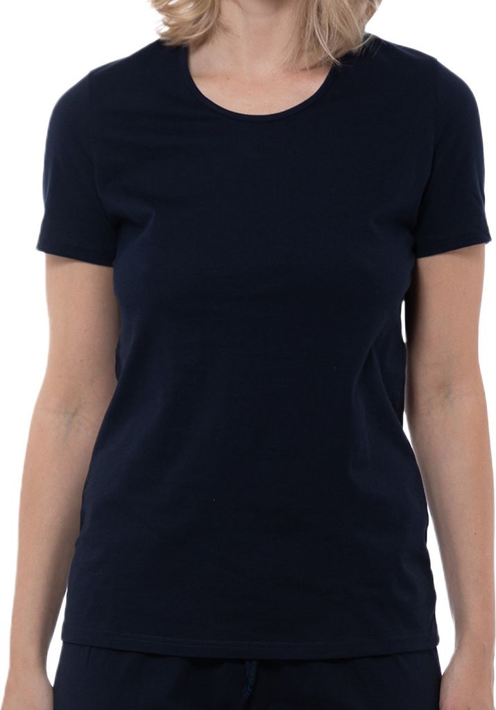 Ammann Mix & Match - Organic Baumwolle Schlafanzug Oberteil T-Shirt aus 100% Bio Baumwolle, Klassischer Rundhals-Ausschnitt, Mit einer Hose aus der...