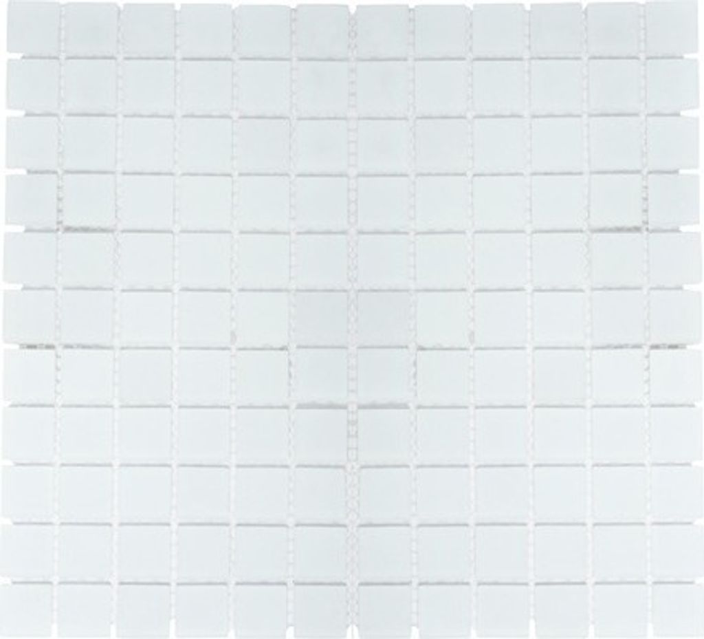 Glasmosaik CM 4045 weiß matt 30,2x32,7 cm