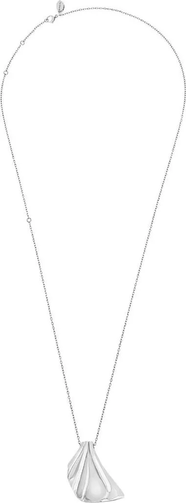 Breil Plissè TJ3547: Collana Acciaio 316L con Pendente Satinato/Lucido
