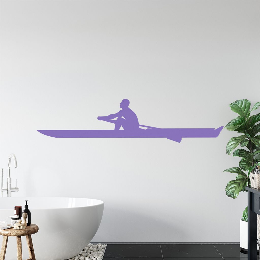 Rudern Ruderboot Ruderer Wandtattoo Wandaufkleber Wall Sticker - Dekoration, Küche, Wohnzimmer, Schlafzimmer, Badezimmer