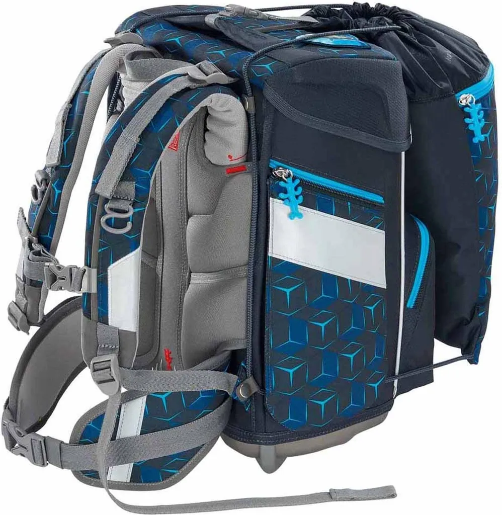 Cartable Scolaire CP CE1 Shark Dexter Step by Step SPACE SHINE 5 Pièces - 4