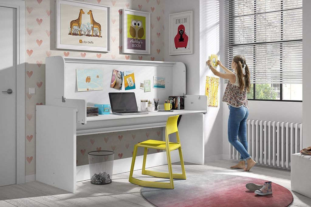 Vipack lit fonctionnel Denver 90 x 200 cm incl. bureau Image du produit 