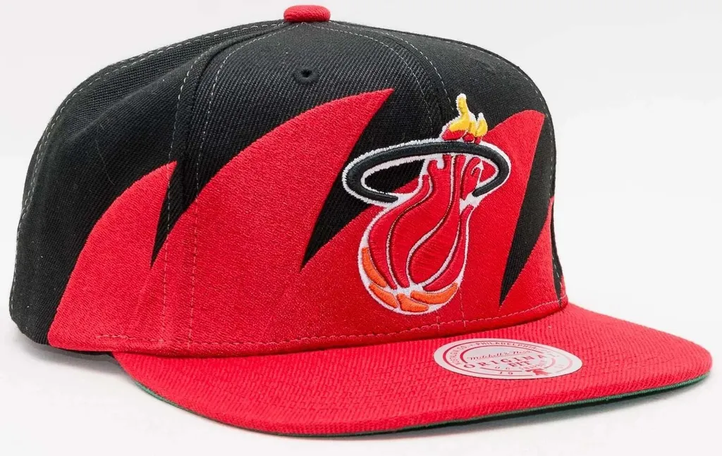 Casquette Réglable Miami Heat Mitchell & Ness NBA Confort et Style