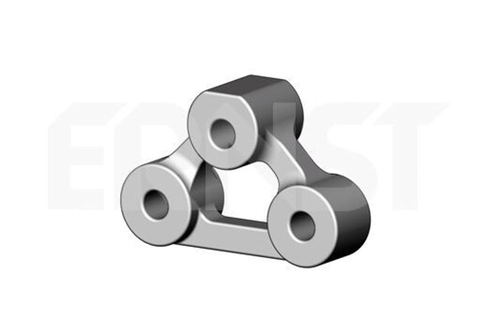 ERNST Auspuffhalter für HONDA CIVIC VII Hatchback (EU, EP, EV) Hinten Auspuffanlage Montageteil 493291