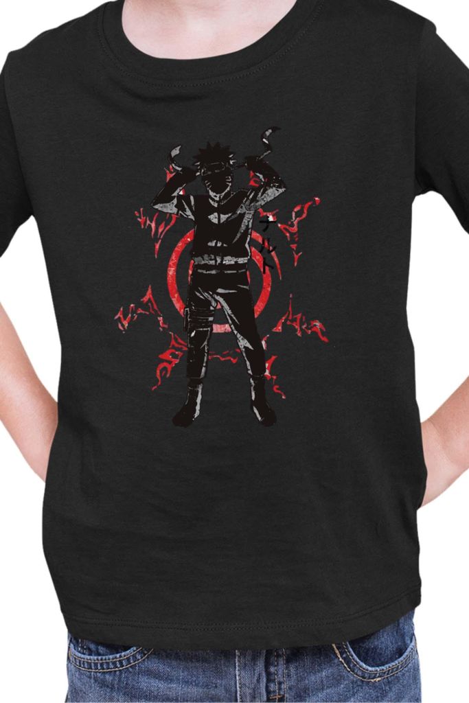 Kinder T-Shirt Naruto Naruto 05, 12-13 Jahr - 152 / Schwarz