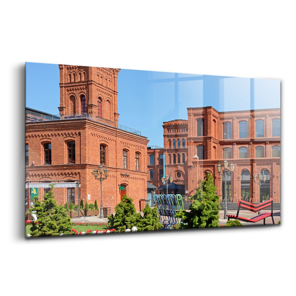 Glasmalerei - dekorative Malerei - moderne Malerei - 140x70 - Manufaktura łódź