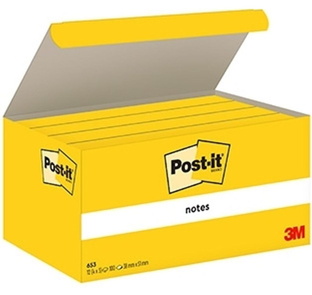 Post-it-Haftnotiz 653 100Bl. 51x38mm gelb 12St.