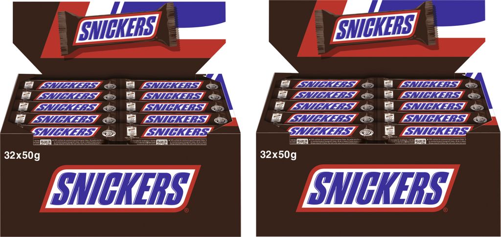 Snickers Riegel 2x 32x50g Produktbild 