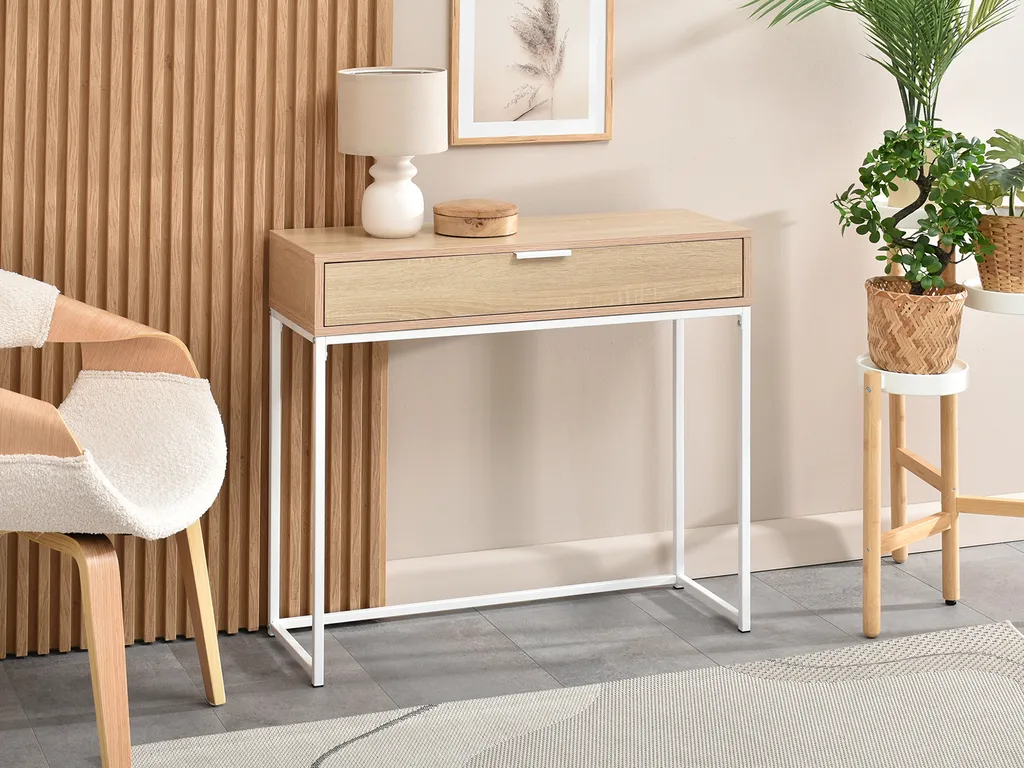 Console NIRAI avec tiroir : la solution rangement pour entrée et petit espace - 3