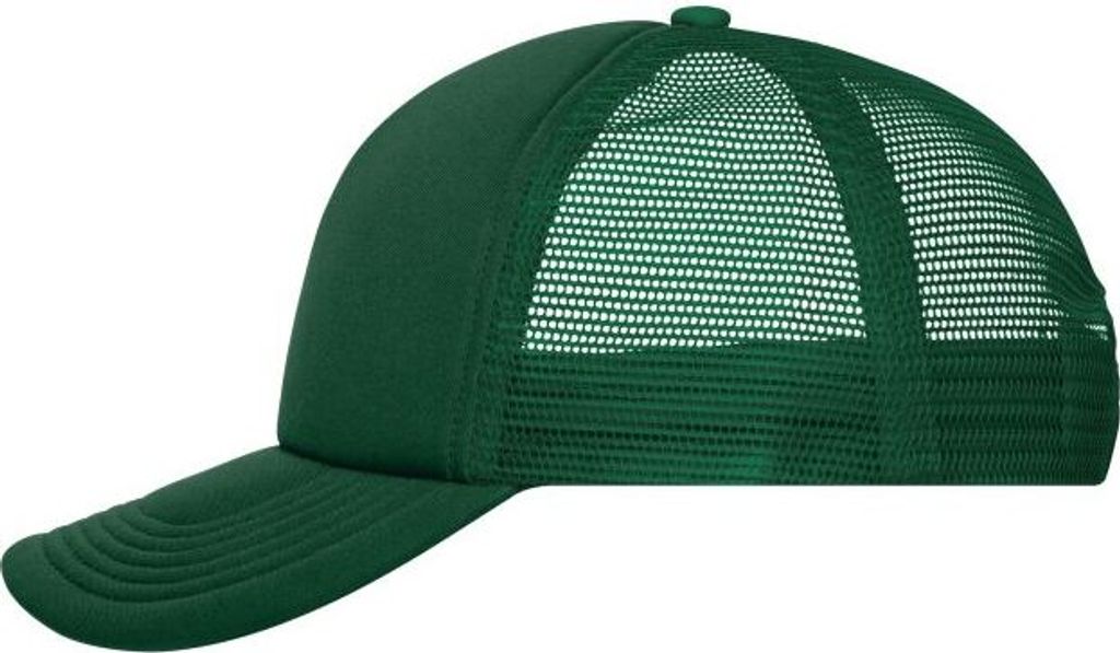 5 Panel Polyester Mesh Cap dark-green, Gr. one size Produktbild 