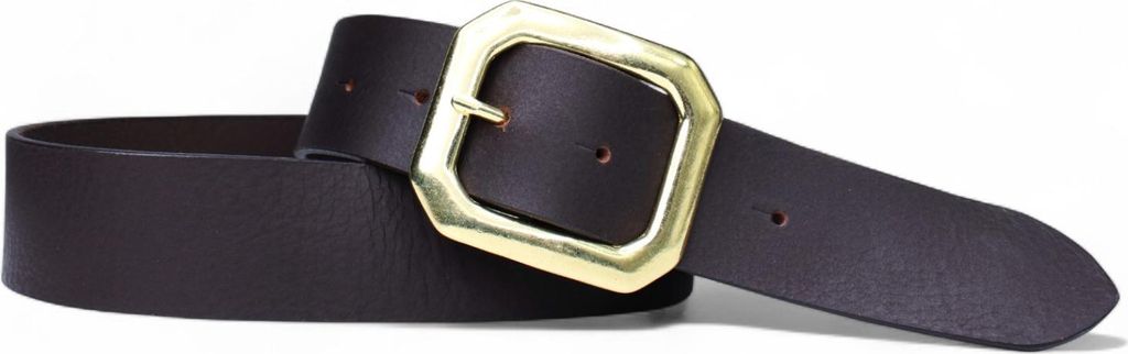 FRONHOFER hochwertiger Herrengürtel 4 cm mit massiver Messing Schnalle