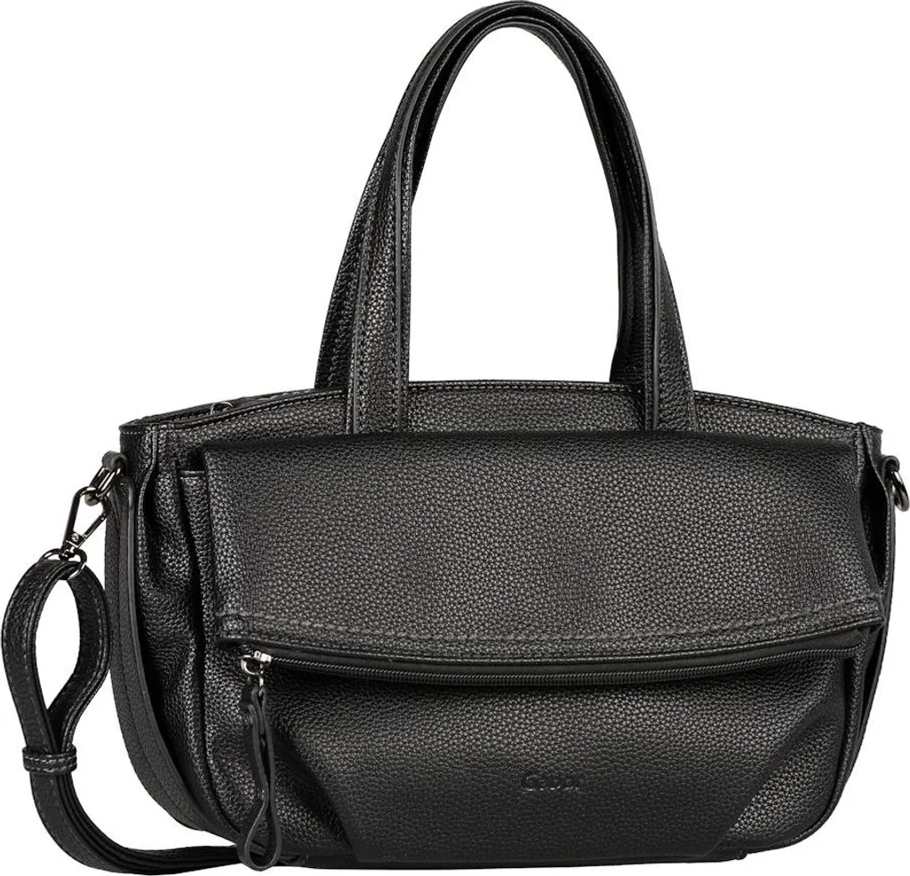 Grand Sac Cabas Noir Gabor Mabel avec Fermeture Éclair Taille M