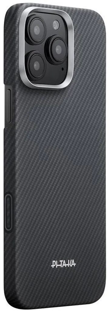 Coque PitaTap iPhone 16 Pro Pitaka Ultra-fine Anti-rayures Noir Gris