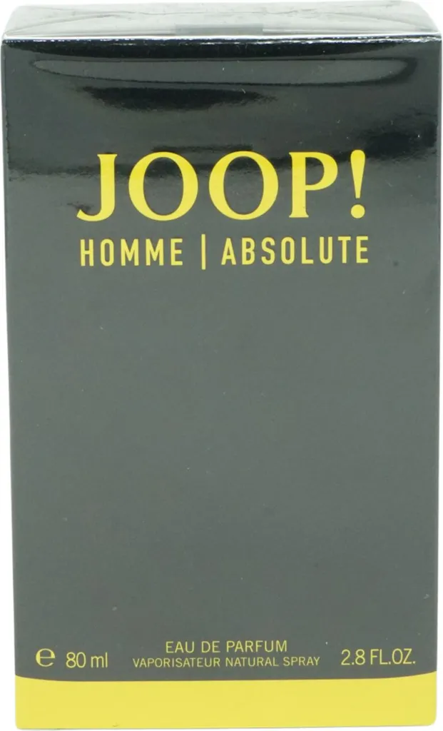 JOOP Homme Absolute EDP 80 ml parfum persistant contre les odeurs quotidiennes