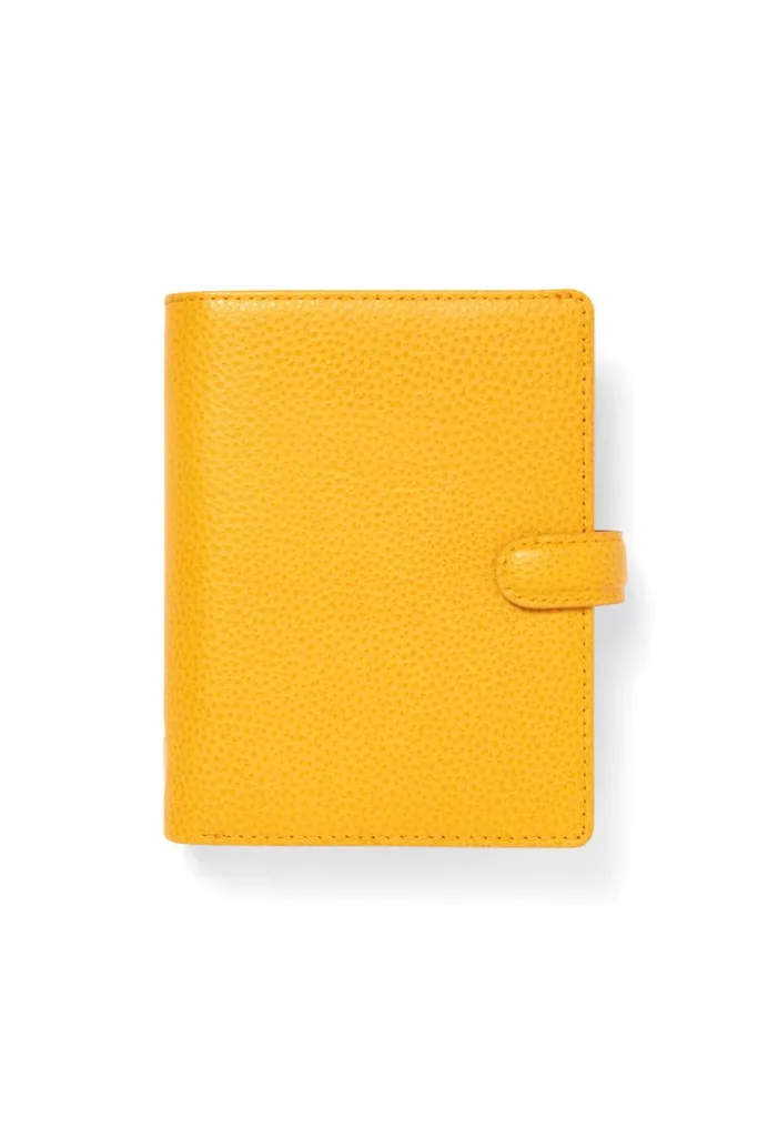 Planificateur Filofax Pocket Mustard - Organisez vos Rendez-vous Partout