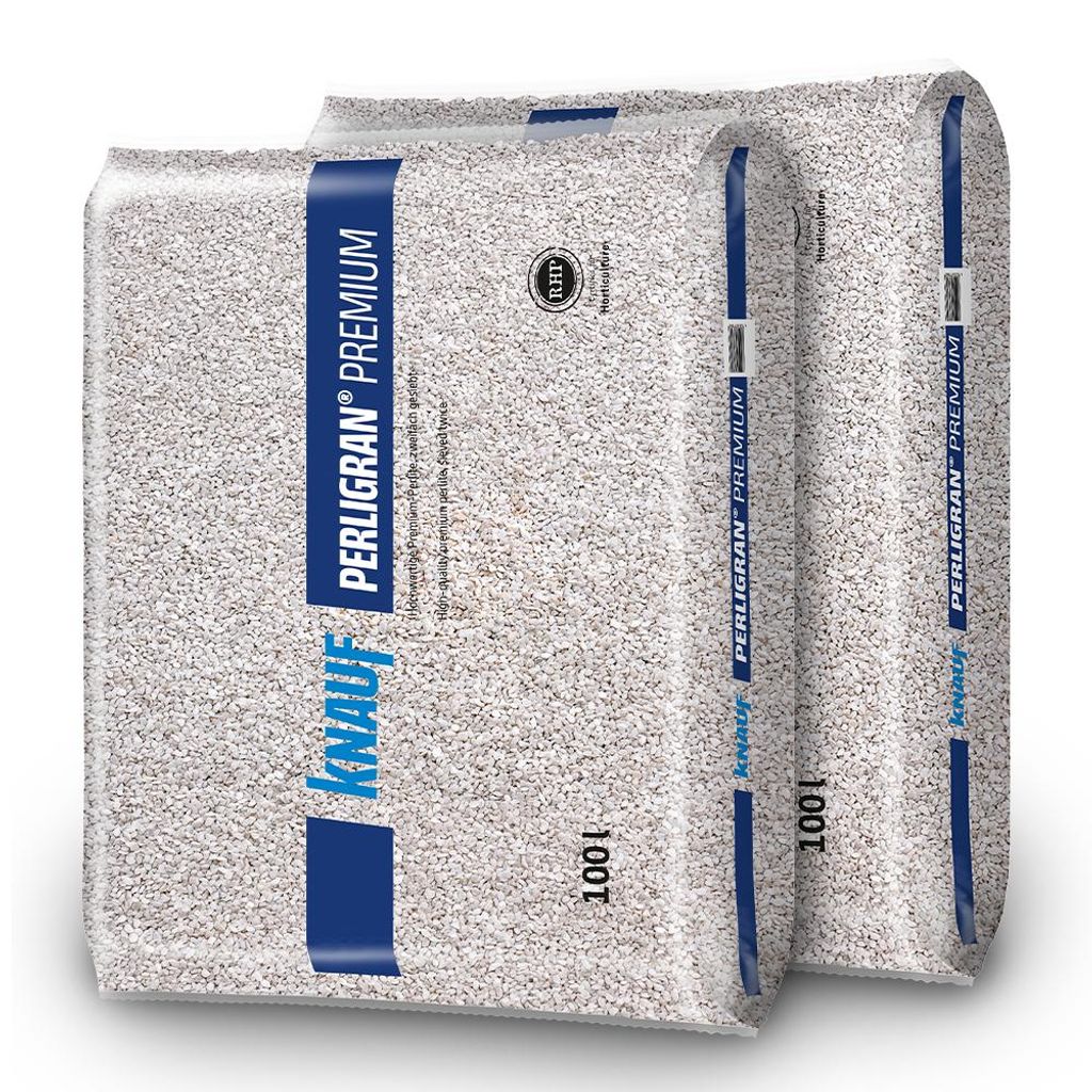 Knauf Perligran Premium Perlite 2-6mm 200 L (2 x 100L) Produktbild  KI-generiertes Bild