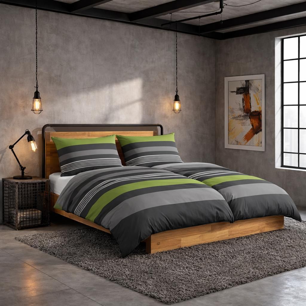 Kuschelige Flanell Bettwäsche 135x200 cm 4tlg. – Baumwolle Produktbild 