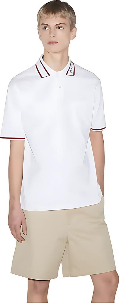 Gucci Polo Shirt aus Baumwolle Weiß Herren