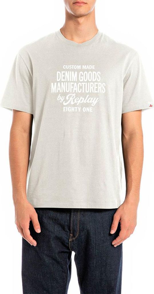 Replay M3202 .000.2660 T-shirt Beige M Mann Beige M