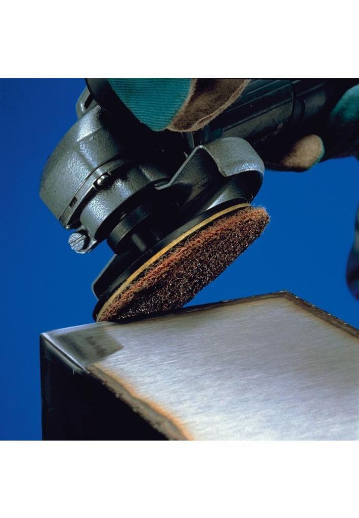 3M Schleifvliesscheibe Körnung mittel Durchmesser 115mm Klett für Reinigung / Finisharbeiten - 65335