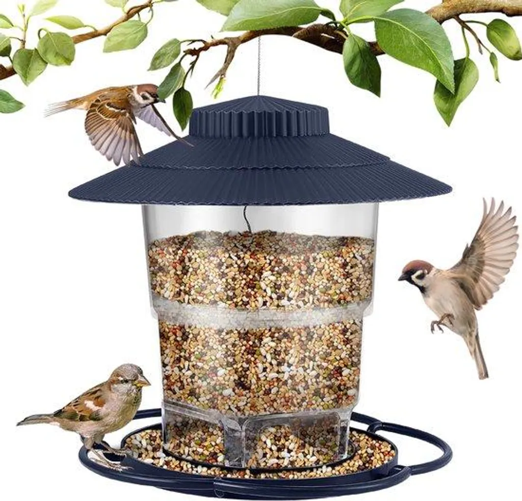 Distributeur de graines pour oiseaux extérieurs étanche - Version XL 2L
