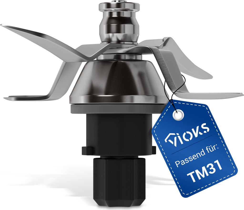 Mixmesser Messer mit 4 Klingen für Thermomix TM31 Küchenmaschine