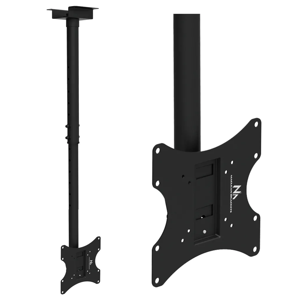 Staffa TV Soffitto per Negozi e Vetrine 17-37" | VESA Professionale