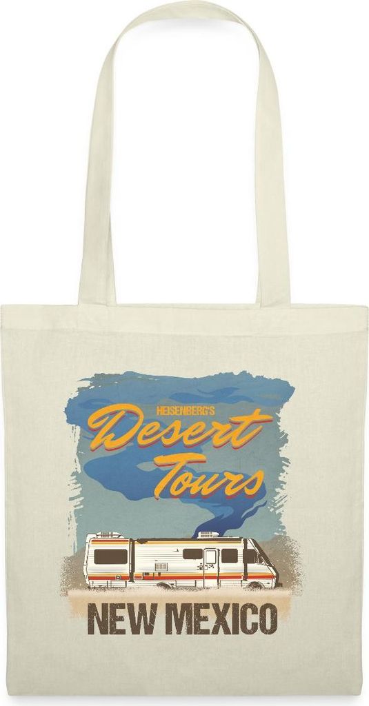 Spreadshirt Breaking Bad Desert Tours New Mexico Stoffbeutel, One size, Natur