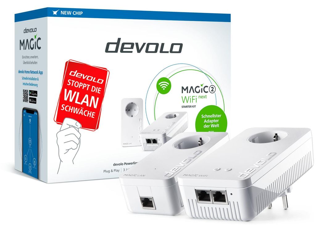 devolo Magic 2 WiFi next Starter Kit (weiss) Immagine del prodotto 