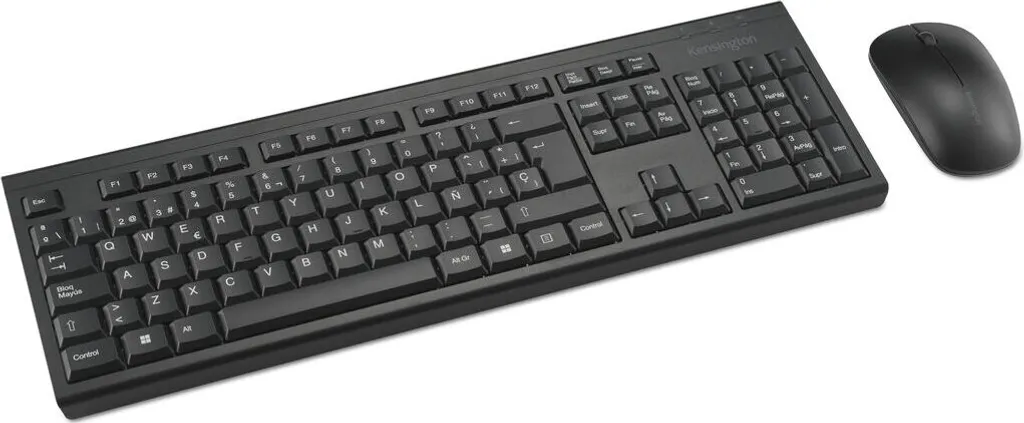 Pack Clavier et Souris Kensington K75562ES Noir QWERTY Espagnol USB