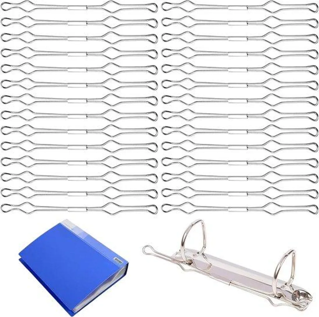 Supports Classeur en Acier Argent Robuste - Système de Fixation Durable